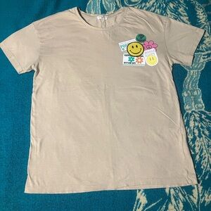 EARTHBOUND Hippy Patch Front & Back Print Design T ShirtNEW